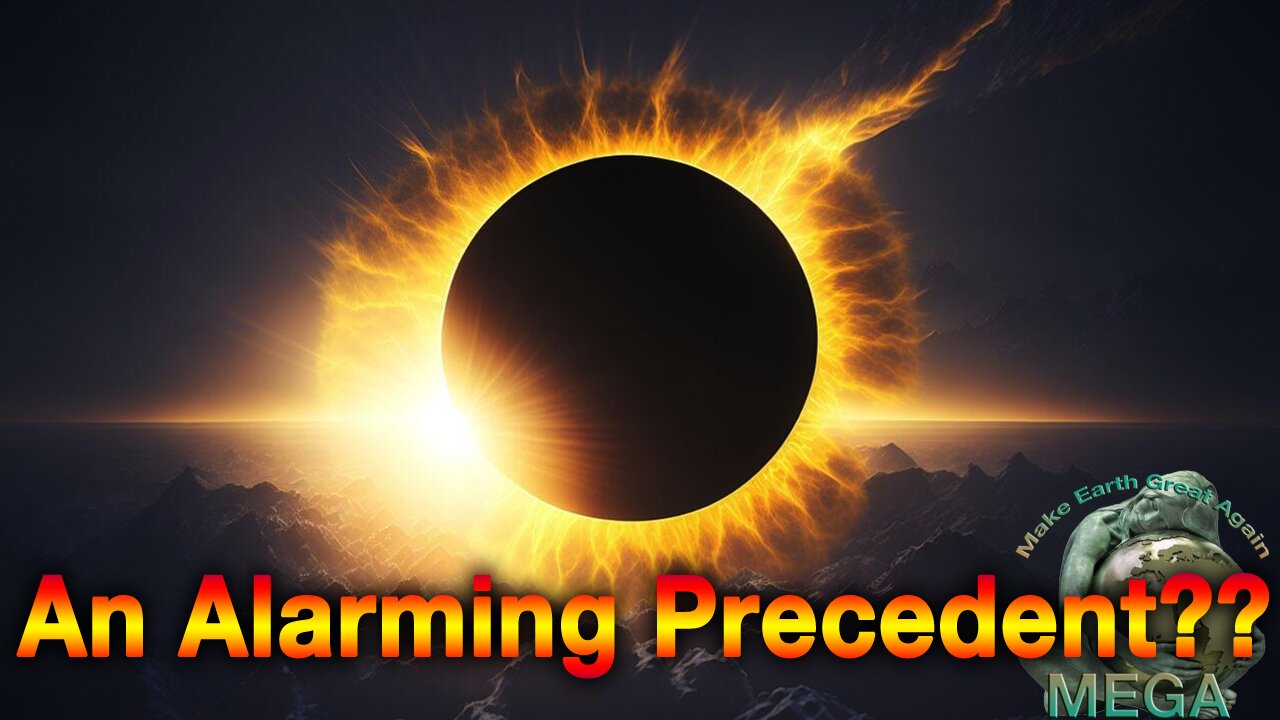 An Alarming Precedent?? It Happens In 11 Days...