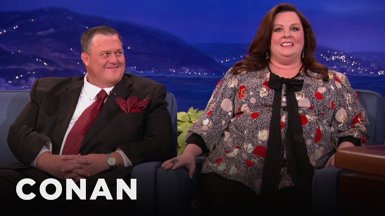 Melissa McCarthy Cried When She Met Chris Farley - CONAN on TBS