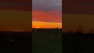 Golden skies and clouds