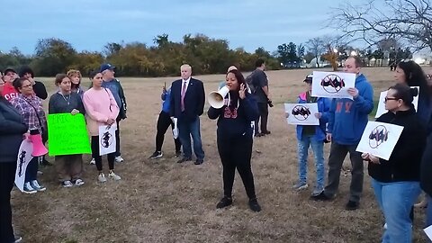 The Rally against the Floyd Bennett Field #migrantshelter at the Entrance 10/25/23 #migrantcrisis