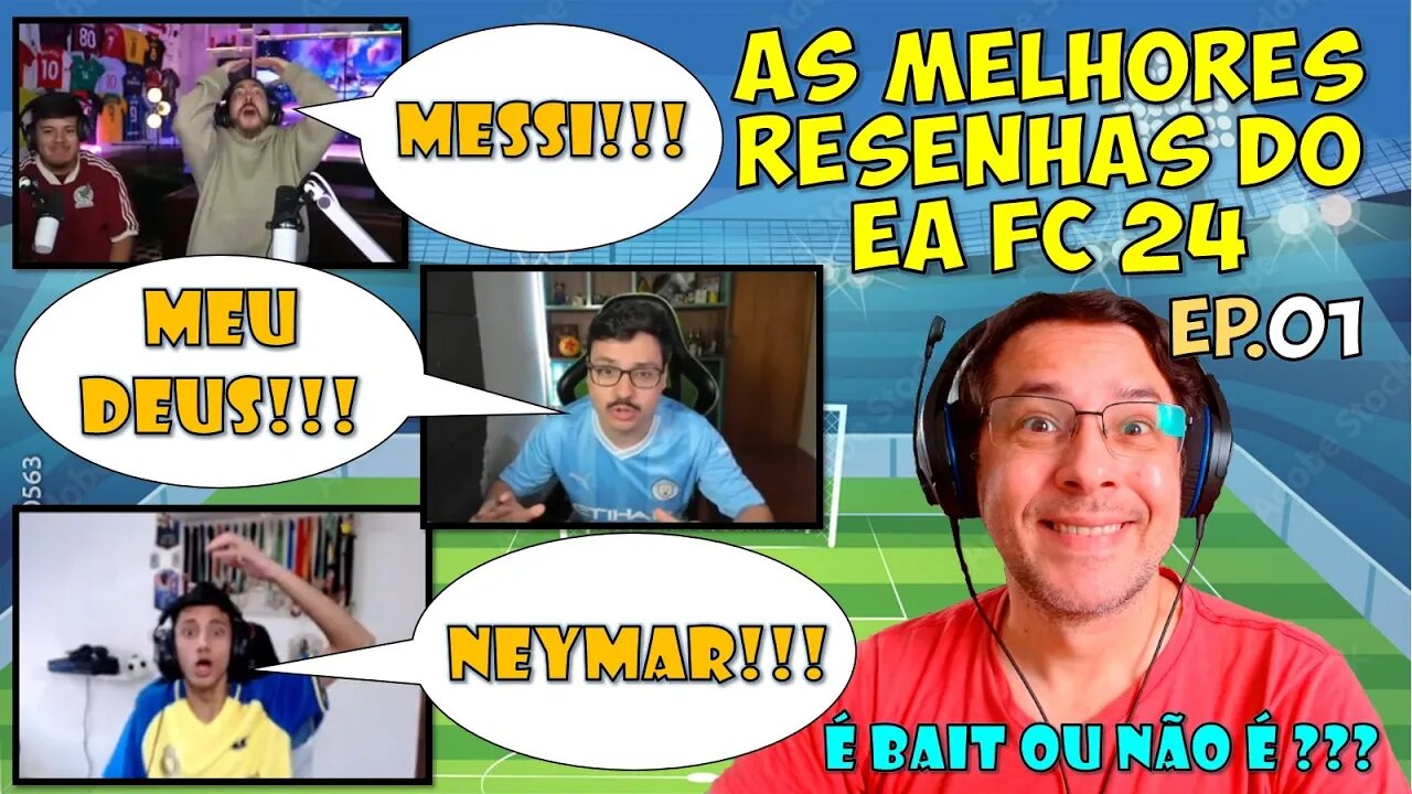 NOVA TEMPORADA! ADOLFO, SHARK, PAIVA, ROB, PELEGRINO, ETC: AS MELHORES RESENHAS DO EA FC 24 - Ep.01