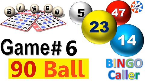 90-Ball Bingo Caller - Game#6 American English