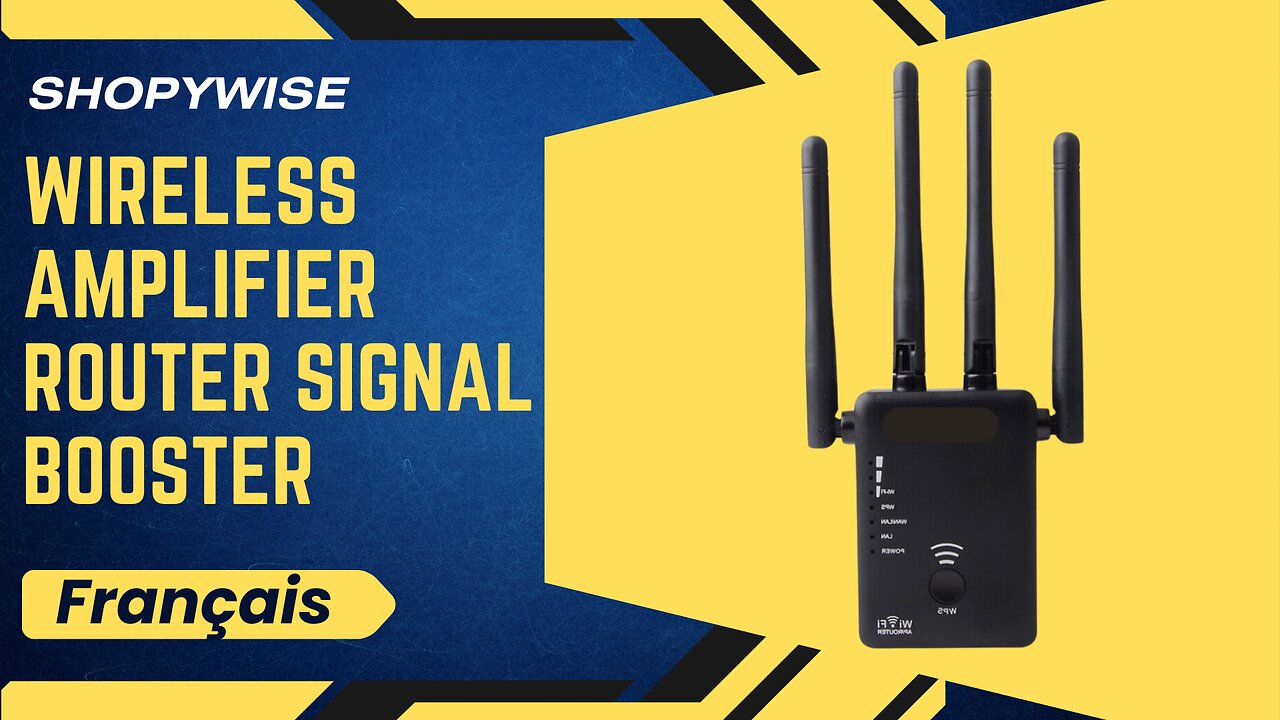 Amplificateur de signal WiFi sans fil longue portée
