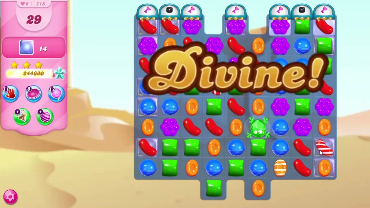 Candy Crush Saga Level 718