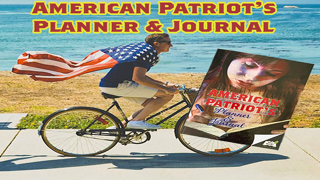 American Patriot's Planner & Journal, Beautiful, 53 weeks organizer, Two monthly planners, Un-dated.