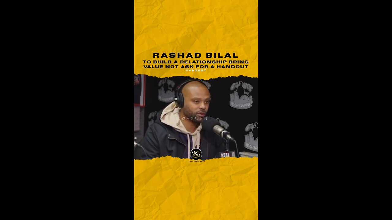 #rashadbilal To build a relationship bring value not ask for a handout. 🎥 @bigboysneighborhood