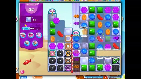 Candy Crush Level 6112 Talkthrough, 37 Moves 0 Boosters