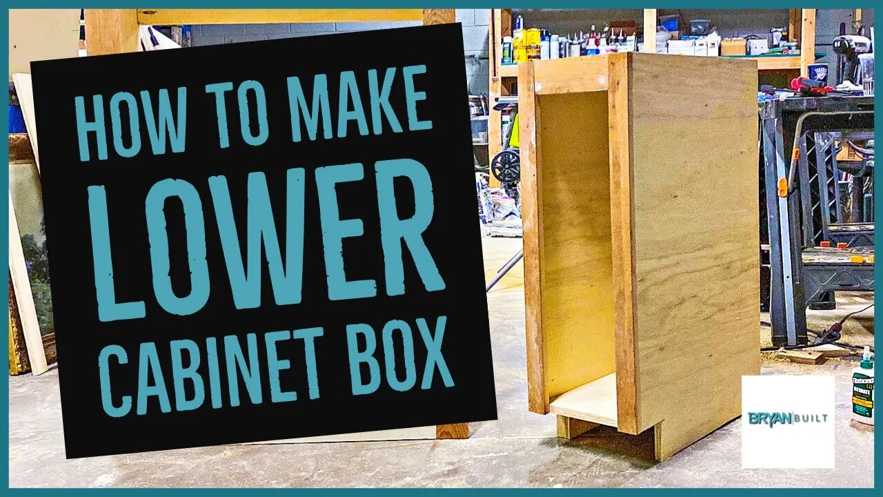 How To Build Bottom Cabinet Box | Plywood Cabinets