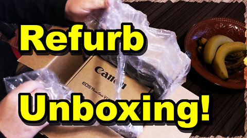 Unboxing Refurbished Canon Vixia HFR800 Camcorder!