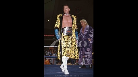 Brutus beefcake in pink tights with black stripes