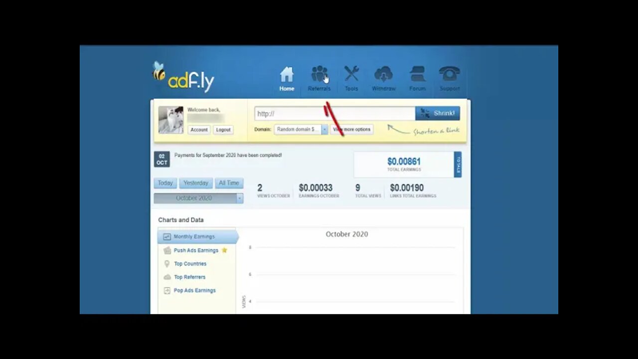 How to make money online using adfly