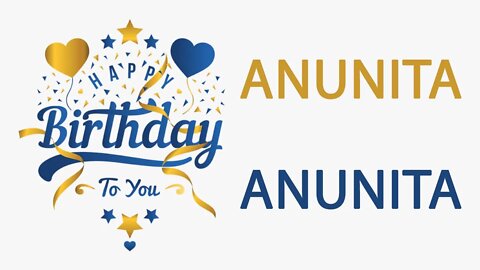 Happy Birthday to Anunita - Hindi Birthday Wish From Birthday Bash