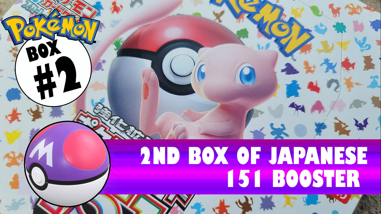 Opening Box #2 of Pokemon 151 Japanese