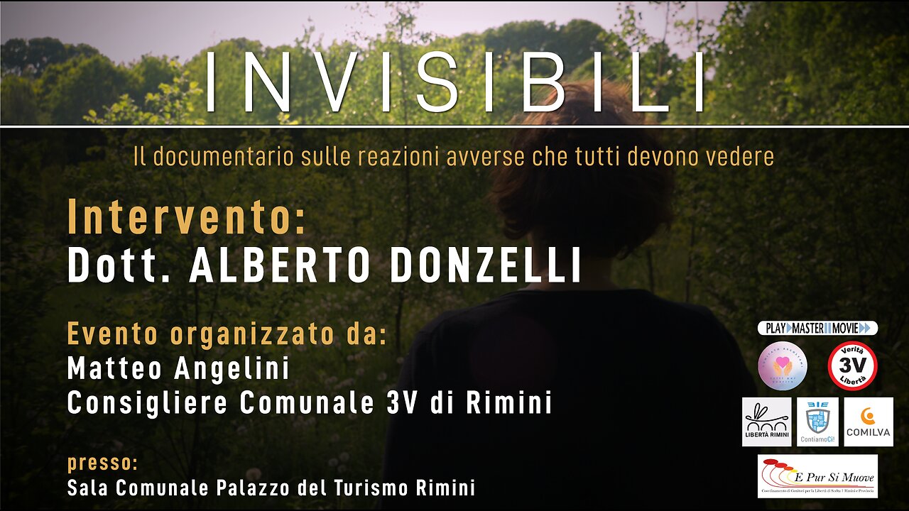 3V RIMINI - Proiezione Invisibili, intervento Dott. Donzelli