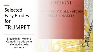 🎺 Selected Easy Etudes - Studi in LA Minore Elasticità fra i suoni lontani