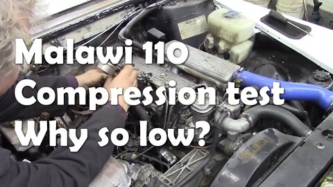 Malawi 110 Engine compression test - why so low?