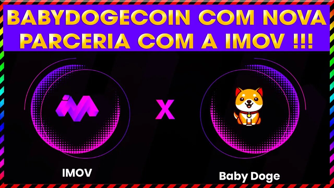 BABYDOGECOIN COM NOVA PARCERIA COM A IMOV !!!