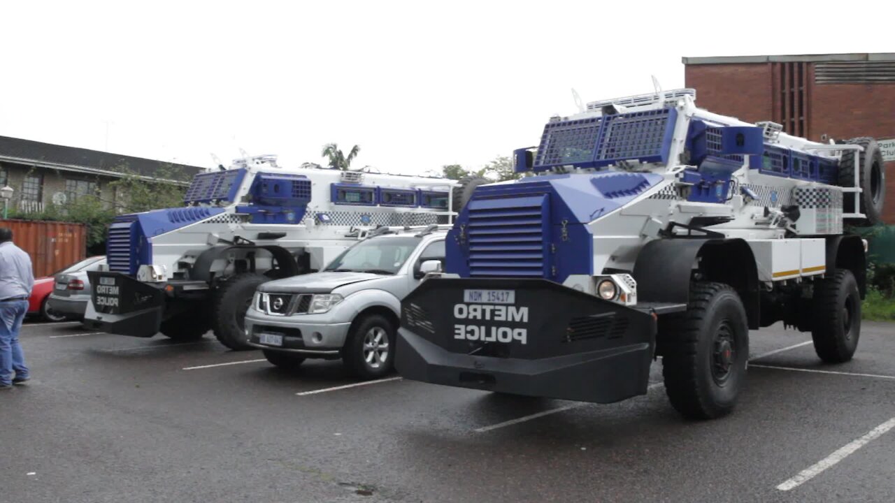 SOUTH AFRICA - Durban - Caspir armoured vehicle handover (Video) (njA)