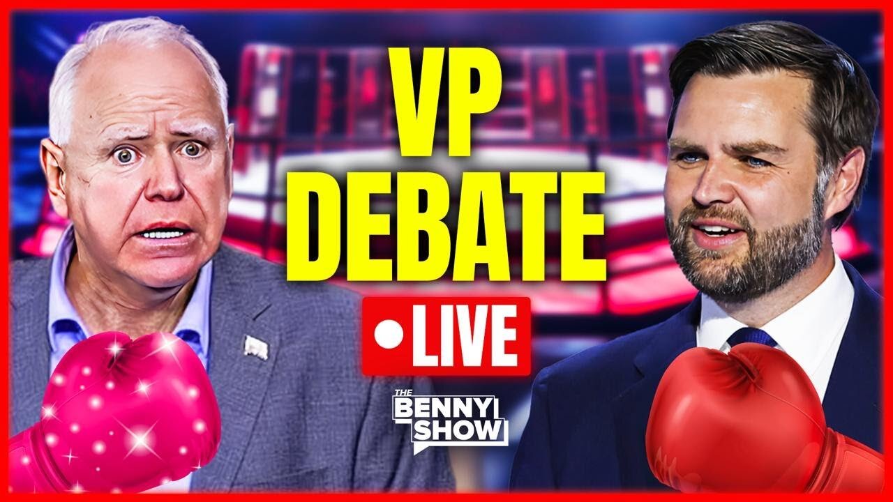 Vice President Debate! Watch JD Vance Destroy Tim Walz! Benny Johnson w/ Lara Trump