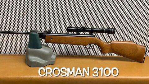 Crosman model 3100 177 pellet rifle first shots at the range