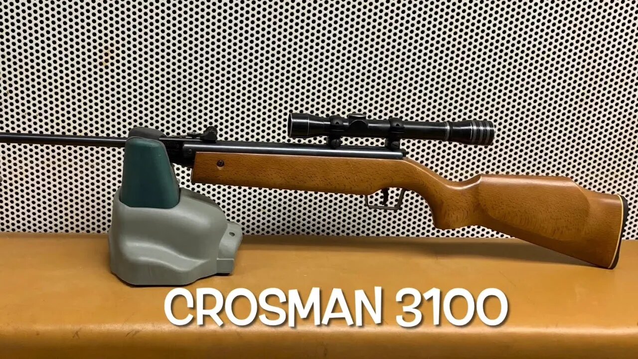 Crosman model 3100 177 pellet rifle first shots at the range