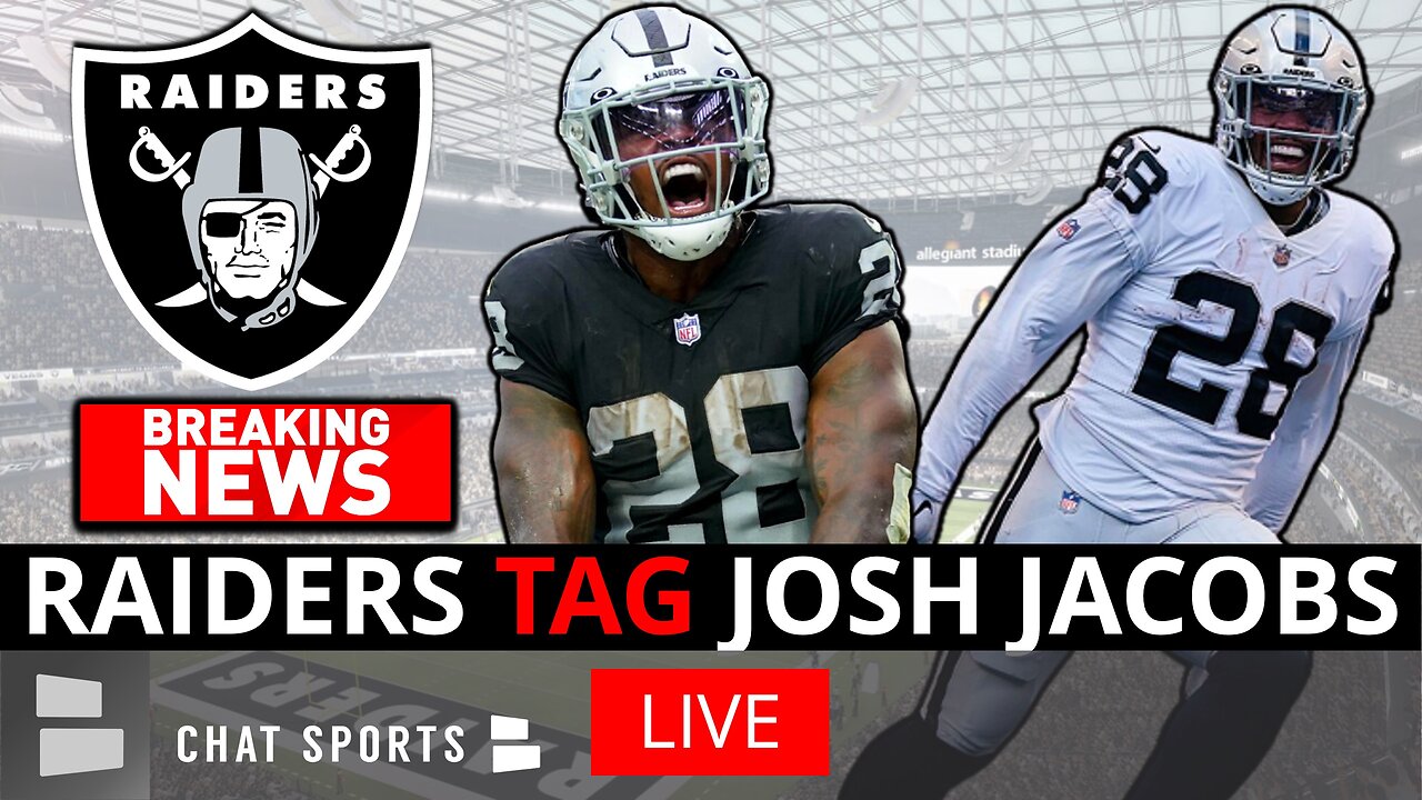 BREAKING: Raiders Tag Josh Jacobs