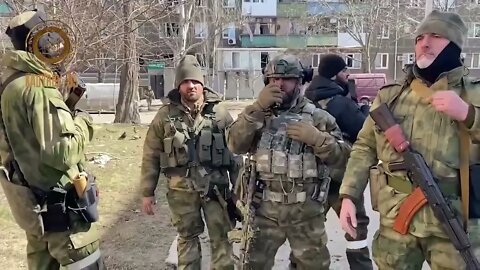Chechen Kadyrov Regiment Fighting To Clear Mariupol