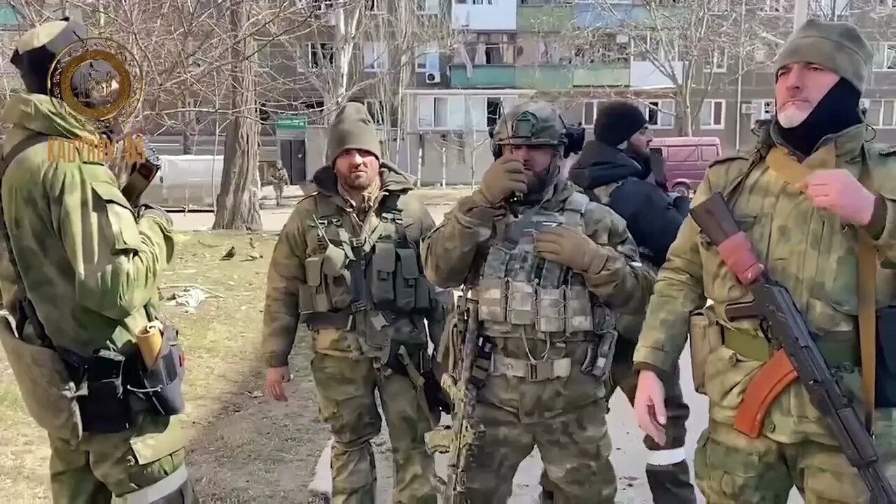 Chechen Kadyrov Regiment Fighting To Clear Mariupol