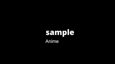 Anime Voice-Over Sample 01 || 08-08-2022 Sean Deilgat