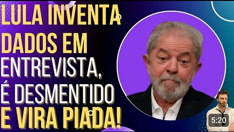 Bebum DILMED again: Lula invents data in an interview, is denied and becomes a joke! by HiLuiz