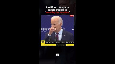 What joe biden says about crypto traders 👀