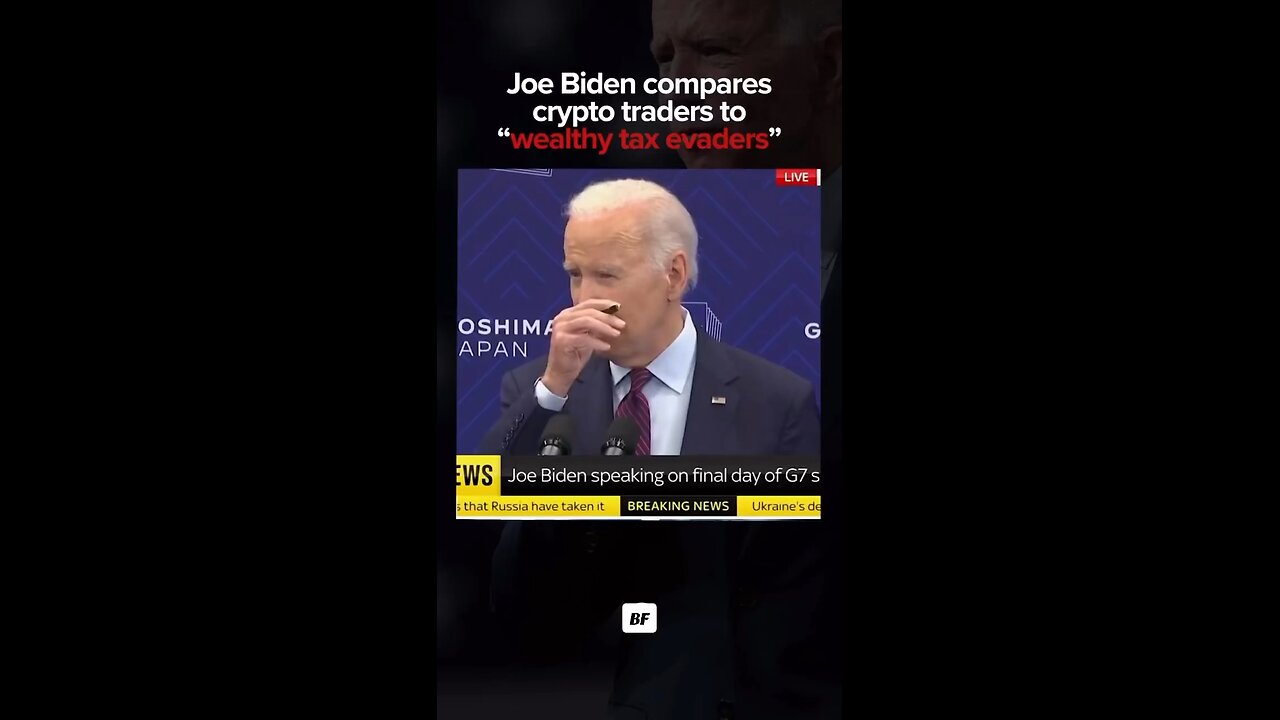 What joe biden says about crypto traders 👀