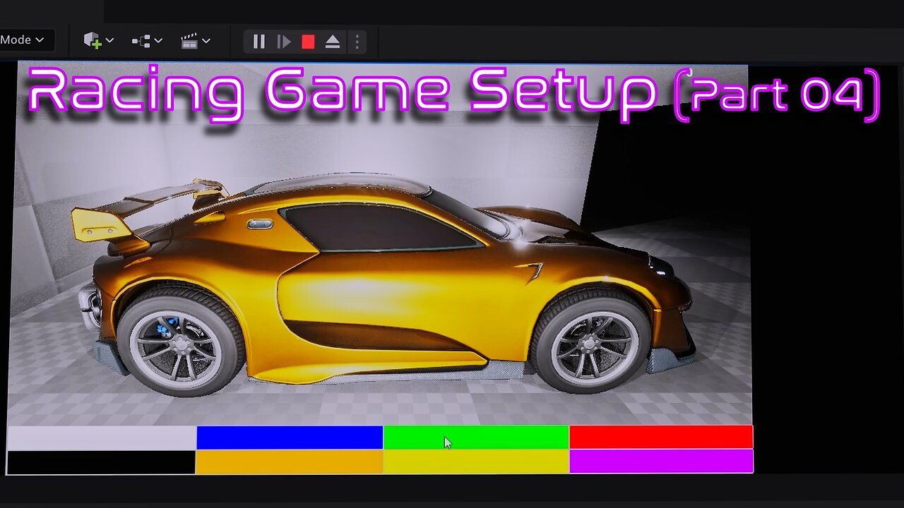 How to setup a simple Colour Picker | Unreal Engine | Racing Game