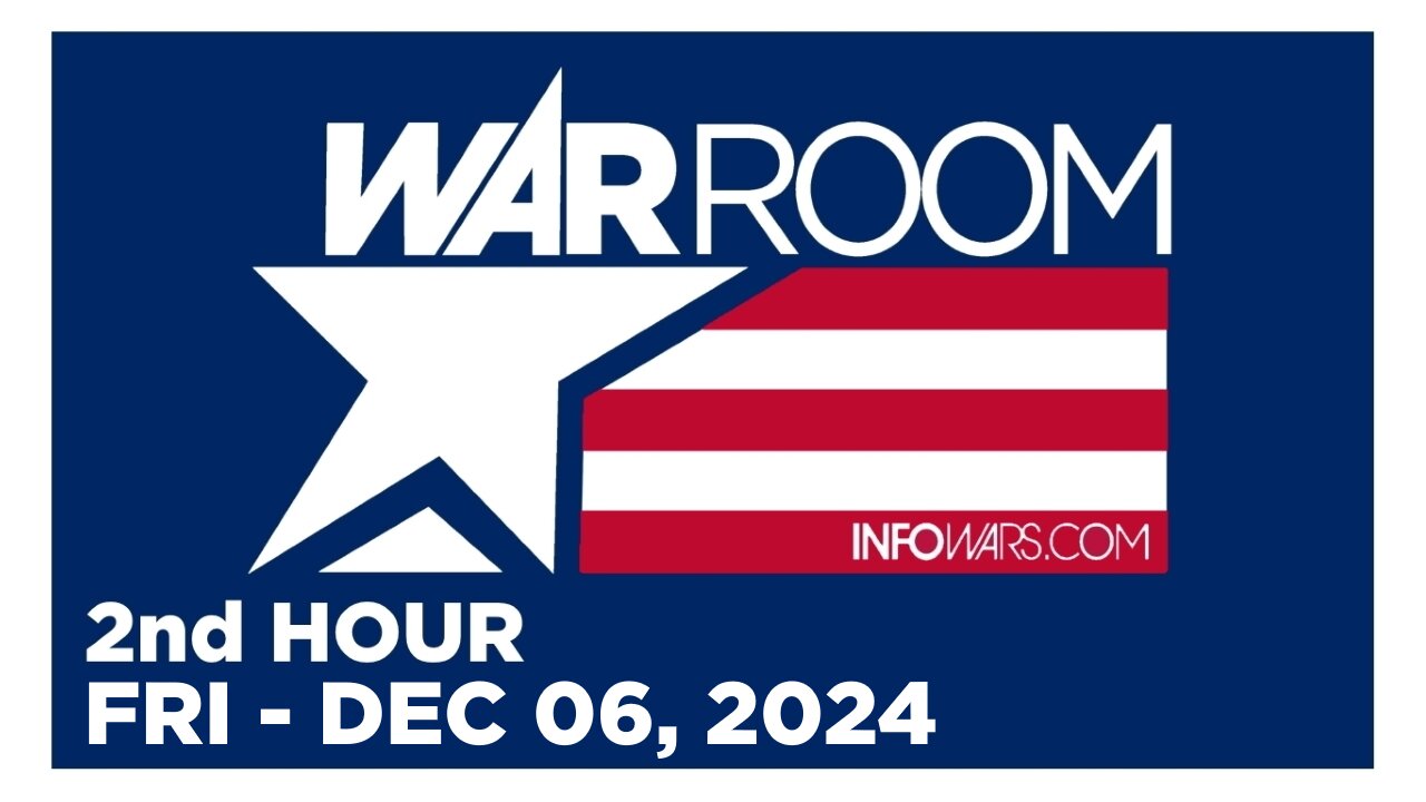 WAR ROOM [2 of 3] Friday 12/6/24 • A LITTLE FUN WITH FORMER MLB PITCHER JOHN ROCKER • Infowars