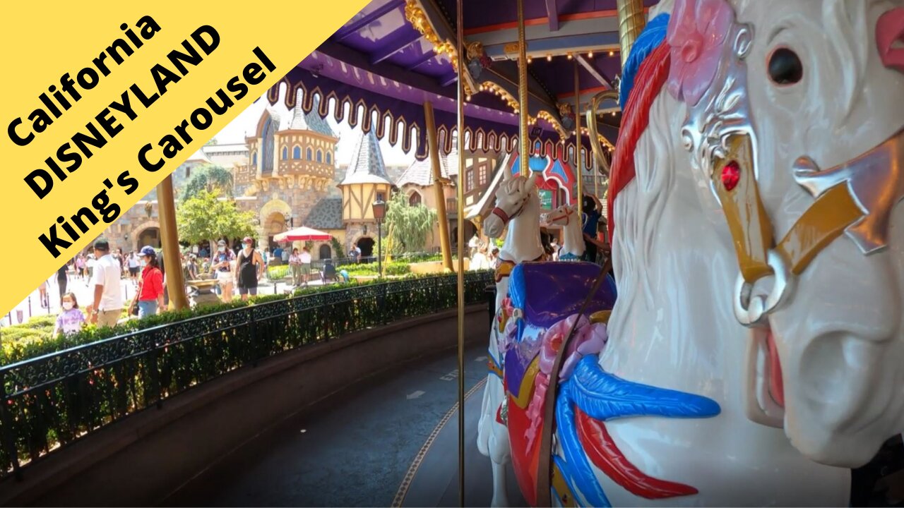 California Disneyland King Arthurs Carousel ride