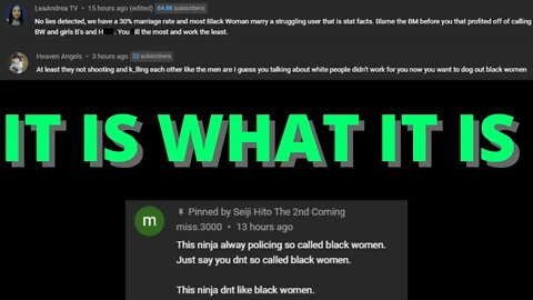 |Responding To Comments| It Is What It Is 🤷🏿‍♂️