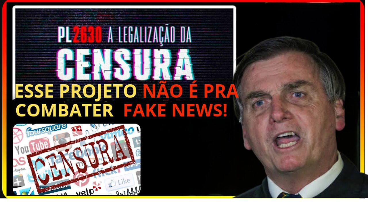 Legalização da censura querem nos calar!