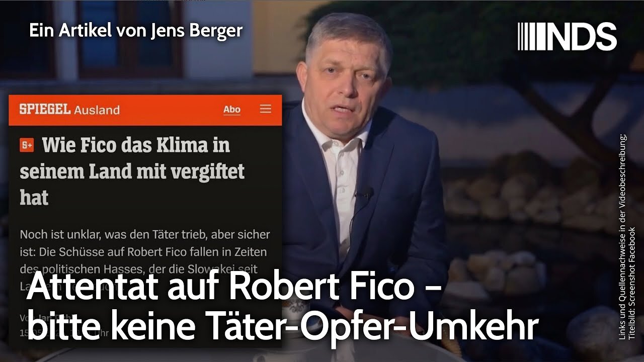 Attentat auf Robert Fico – bitte keine Täter-Opfer-Umkehr@NDS🙈🐑🐑🐑 COV ID1984