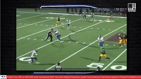 HS Football Ref Rips The Helmet Off A Player's Head in The Middle Of A Play