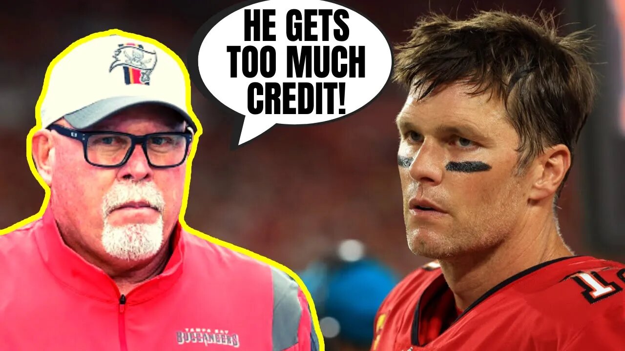 Bruce Arians THROWS SHADE At Tom Brady, Says He Gets Too Much Credit! | More DRAMA For Buccaneers