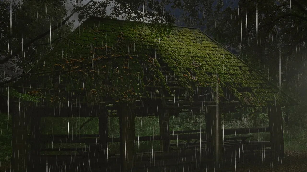 Best rain sound for insomnia. Sounds of rain at night without a thunderstorm.