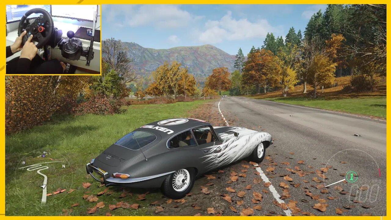 JAGUAR E-TYPE S1 - Forza Horizon 4 Gameplay FH4 / Logitech G29
