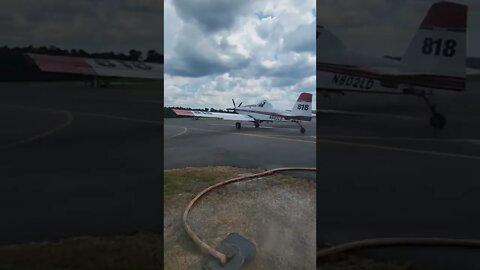 AFC Plane Getting Ready For Takeoff At Ellis Field To Fight Wildfire West Of Drew County 07/22/22