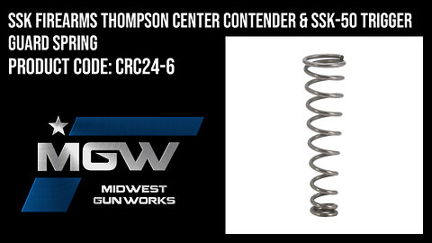 SSK Firearms Thompson Center Contender & SSK-50 Trigger Guard Spring - CRC24-6