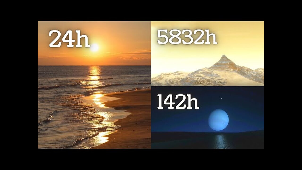 A Day on Every Planet of the Solar System (Timelapse)