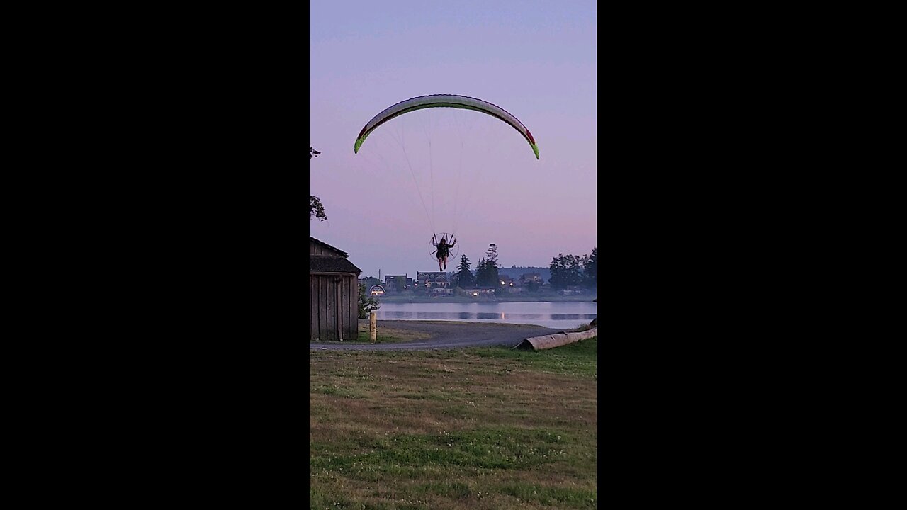 Paramotor Landing!