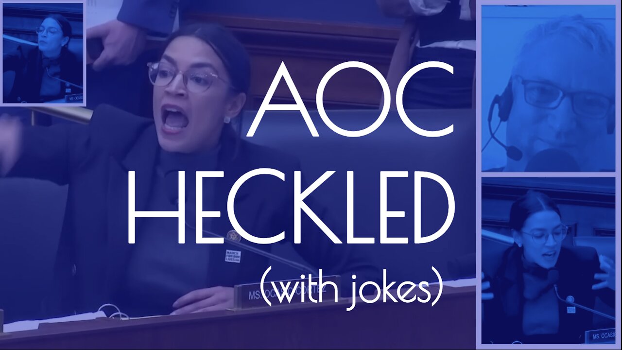 AOC HECKLED (w jokes) | comedy skit