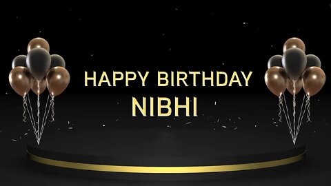 Wish you a very Happy Birthday Nibhi