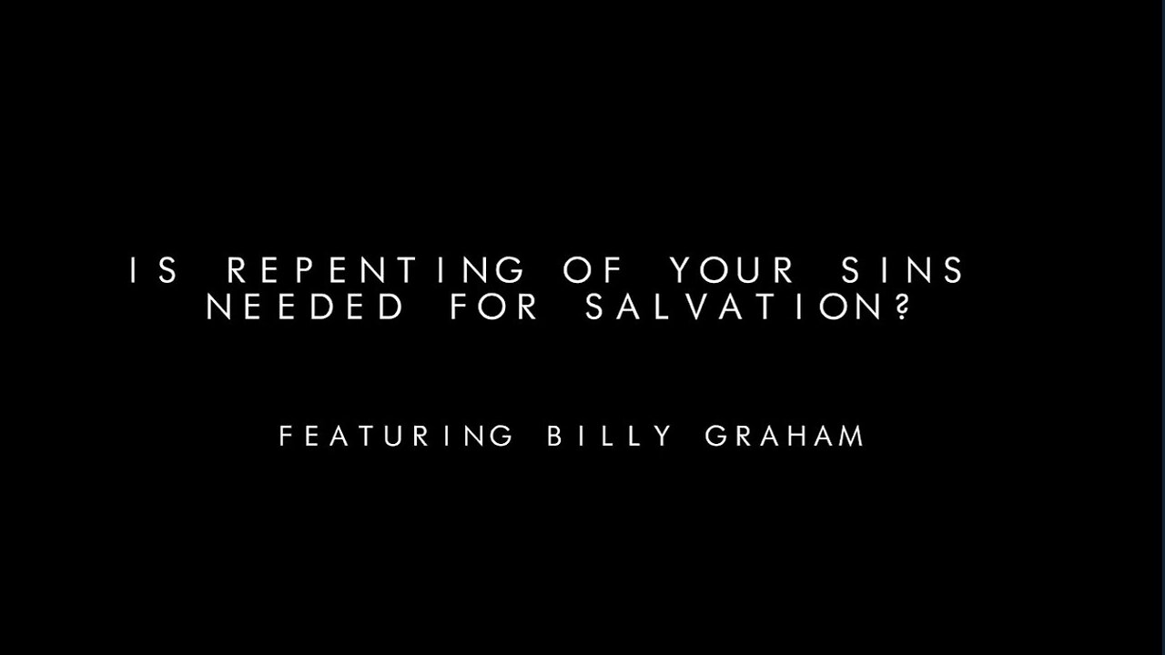 Repent of sin to be saved?