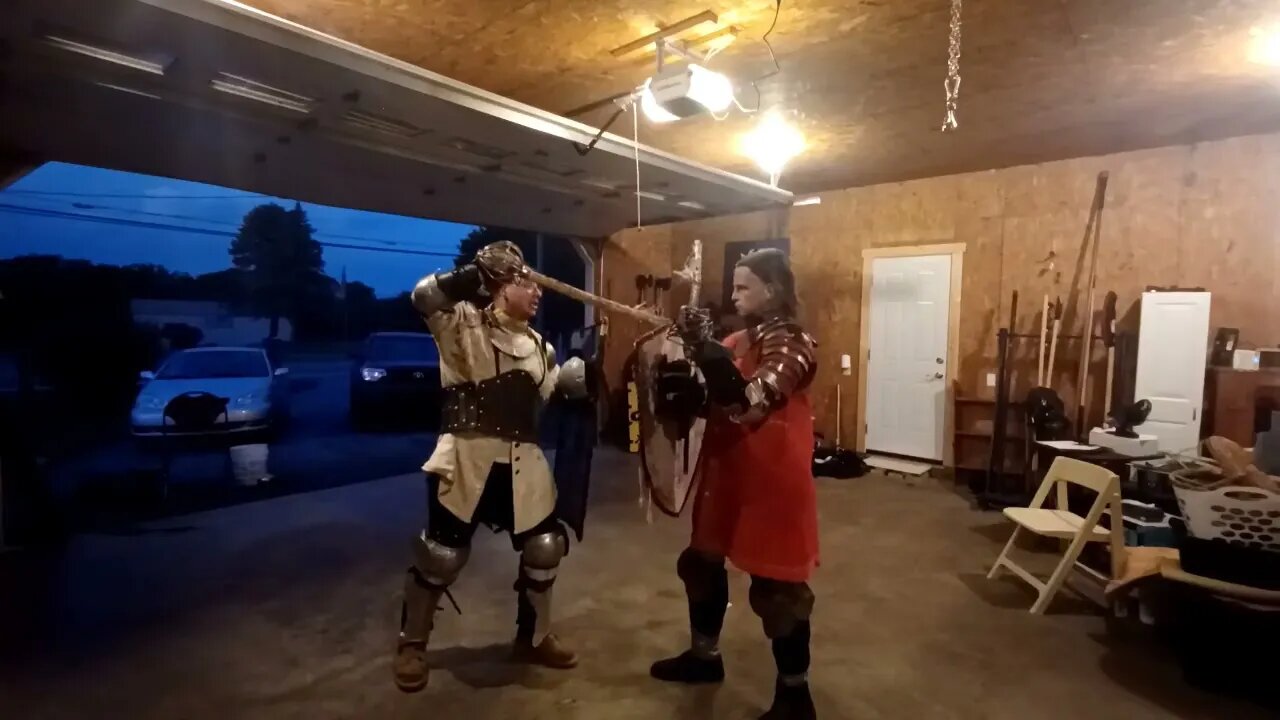 Deceptive Thrusts with Sword and Shield - EMP Practice